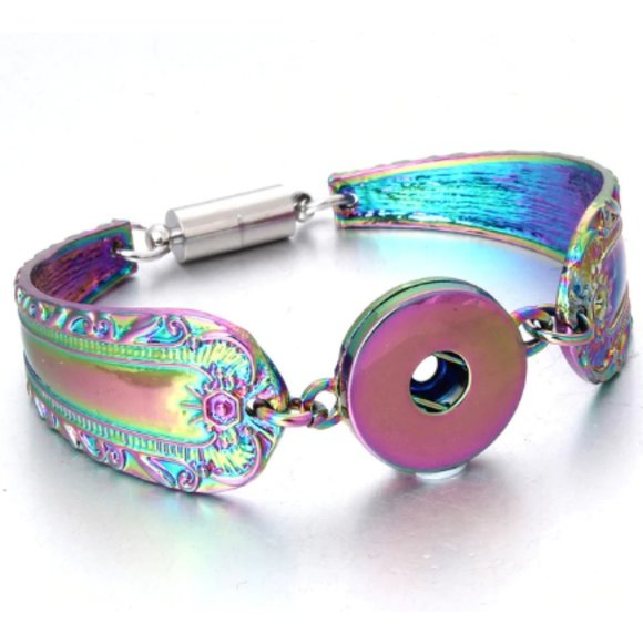 Snap Bracelet for Snap Jewelry Rainbow - Picture 1 of 1